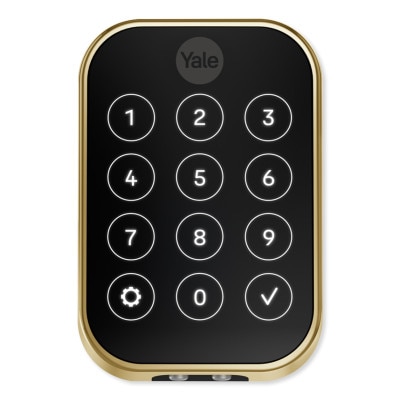 Yale Pro 2 Key Free Touchscreen Keypad Lock, Bluetooth with Wi-Fi Connect Bridge, Lifetime Brass